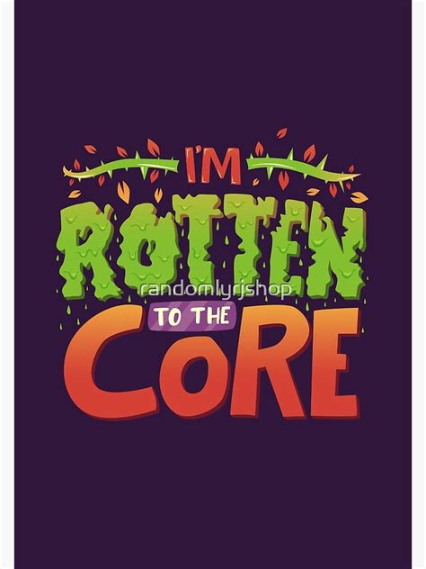 Rotten To The Core From Descendants Canvas Print By Randomlyrjshop