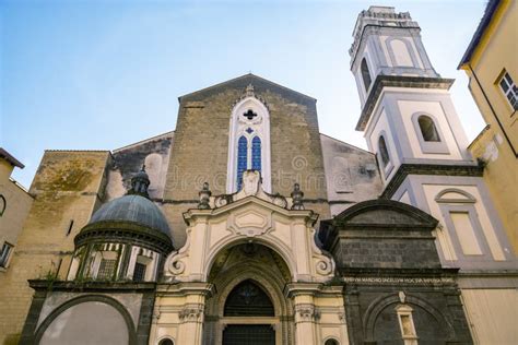 View Of Gothic Roman Catholic Church Of San Domenico Maggiore In Naples