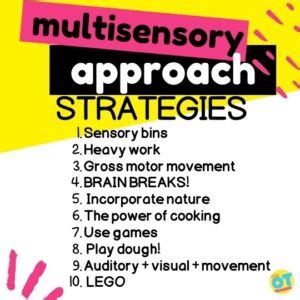 How To Take A Multisensory Approach To Academics The OT Toolbox