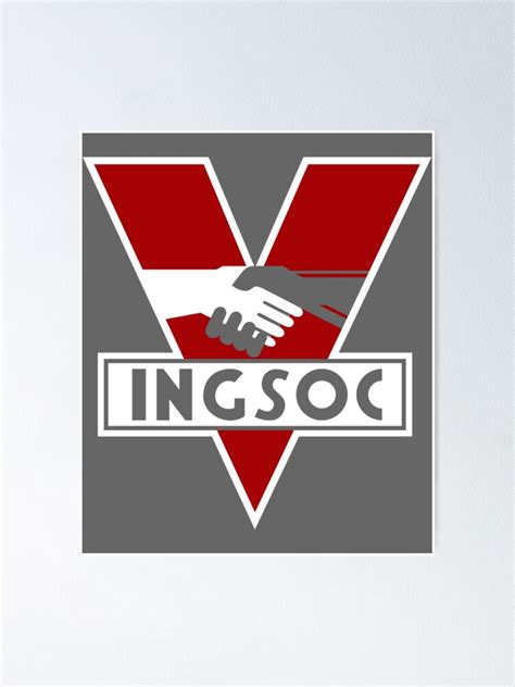 "IngSoc logo from 1984" Poster for Sale by JohnNorr | Redbubble