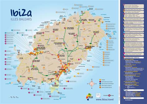 Mapa De Ibiza Mapa Físico Geográfico Político Turístico Y Temático