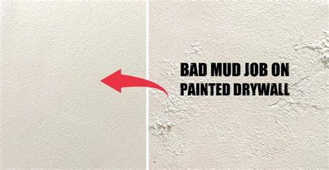 How To Fix A Bad Mud Job On Painted Drywall Advicerhome