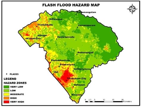 Flash Flood Hazard Map | Download Scientific Diagram