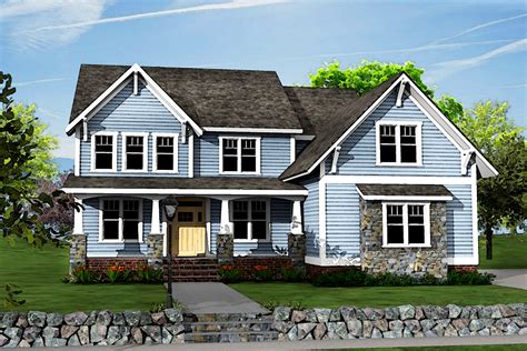 Two Story Craftsman Floor Plans Floorplansclick