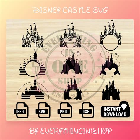 Disney Castle SVG Files – MasterBundles