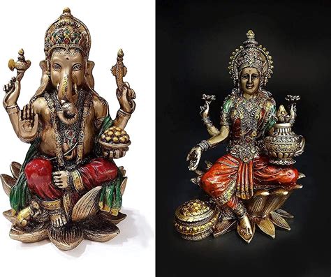 Laxmi Dan Ganesh Ji Murti Untuk Pooja Room I Dewa Indonesia Ubuy