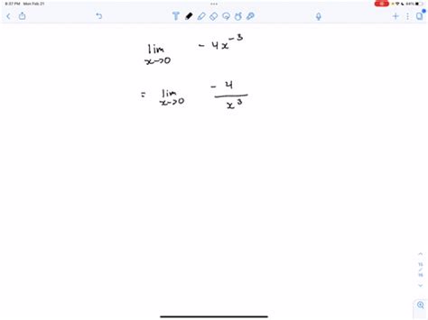 Solved Calculate Each Limit In Exercises Limx X