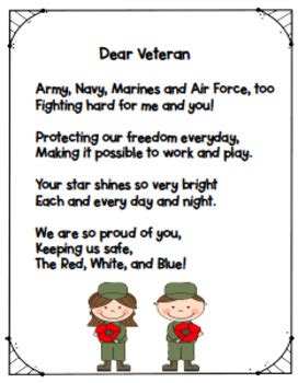 Free Printable Veterans Day Poems - aveteransday.com