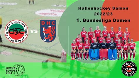 Damen 1 Hallenhockey Bundesliga Crefelder HTC Düsseldorfer HC YouTube