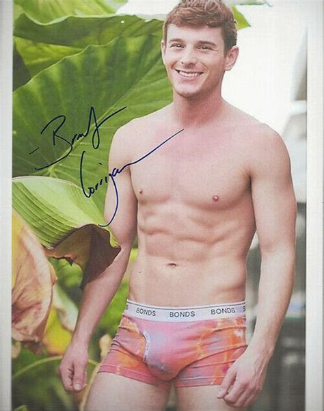 Gay Int Shirtless Model Brent Signature 8x10 3877836343