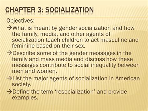 Chapter 3 Socialization Ppt Video Online Download