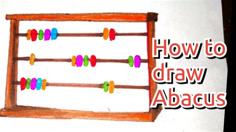 How To Draw Abacusstep By Step Abacus Drawing Tutorial Very Easy Way