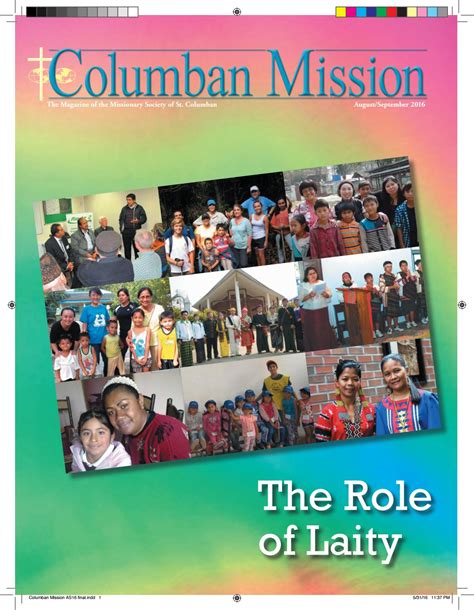 Columban Mission Magazine July/August 2016 by Columban Fathers - Issuu