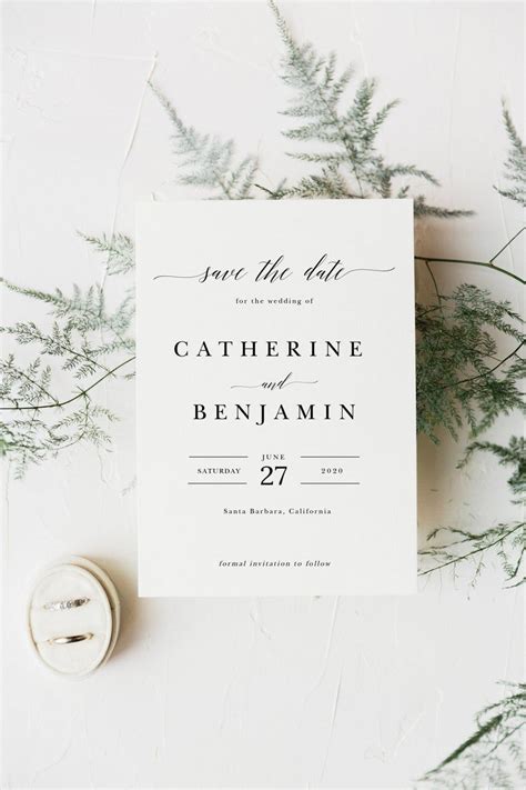 Tie The Knot Wedding Wedding Types Wedding Save The Dates Modern