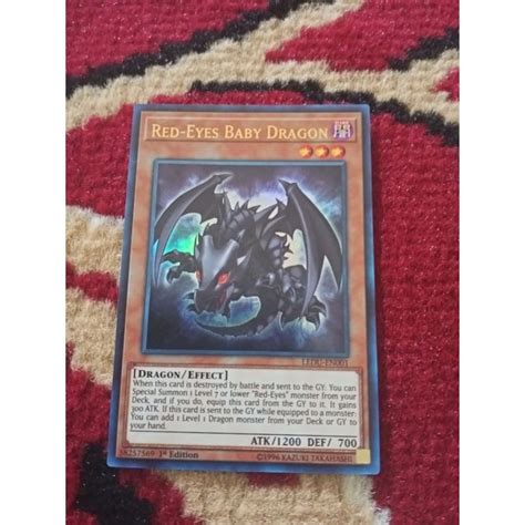 Jual Kartu Yu Gi Oh Ultra Rare Red Eyes Baby Dragon Shopee Indonesia