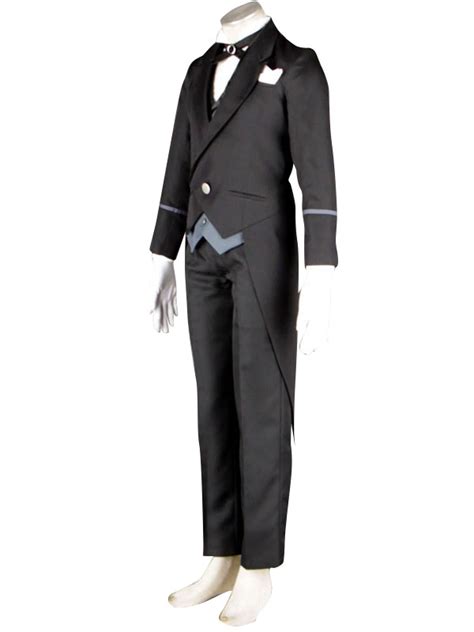 Black Butler Kuroshitsuji Claude Faustus Butler Uniform Suit Cos [CV ...