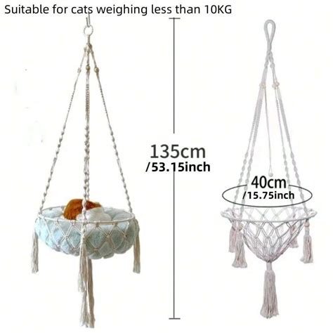 Nouveau hamac pour animaux de compagnie balançoire pour chat tissée à