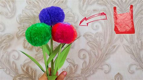 How To Make Realistic Simple Cellophane Flowers Youtube