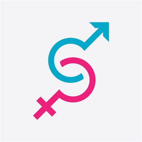 Premium Vector Gender Symbol Logo Of Sex And Equality Of Males And Females Vector Illustration