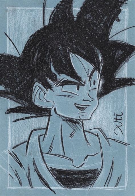 Goku Dragon Ball Z Original Drawing Guti Signed Catawiki