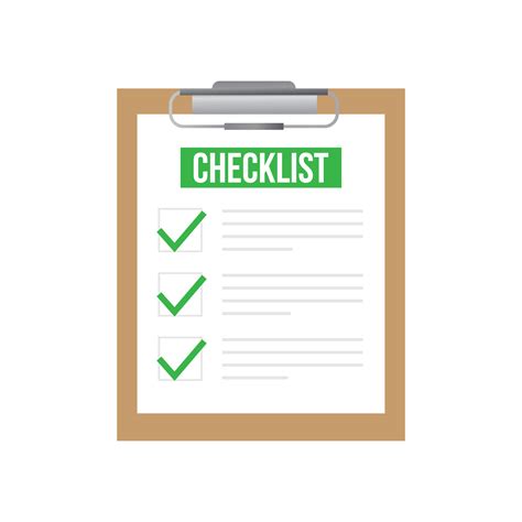 portapapeles con icono de lista de verificación. para hacer el símbolo