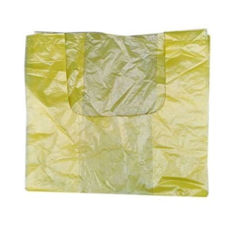 Yellow U Cut Plain Ldpe Plastic Carry Bags At Best Price In Halol