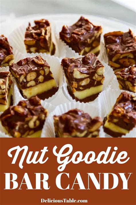 Nut Goodie Bar Candy is an addictively sweet chocolate peanut butter ...