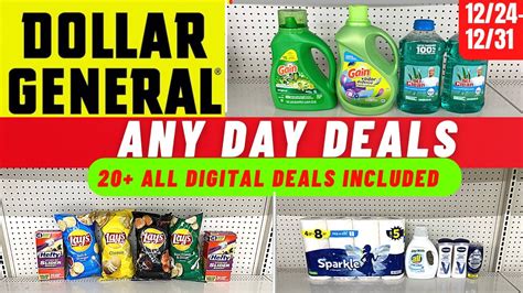 Dollar General Couponing 🚨 Any Day Deals Over 20 All Digital Deals