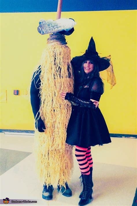 The Witch and her Broom Couple Costume - Photo 2/2