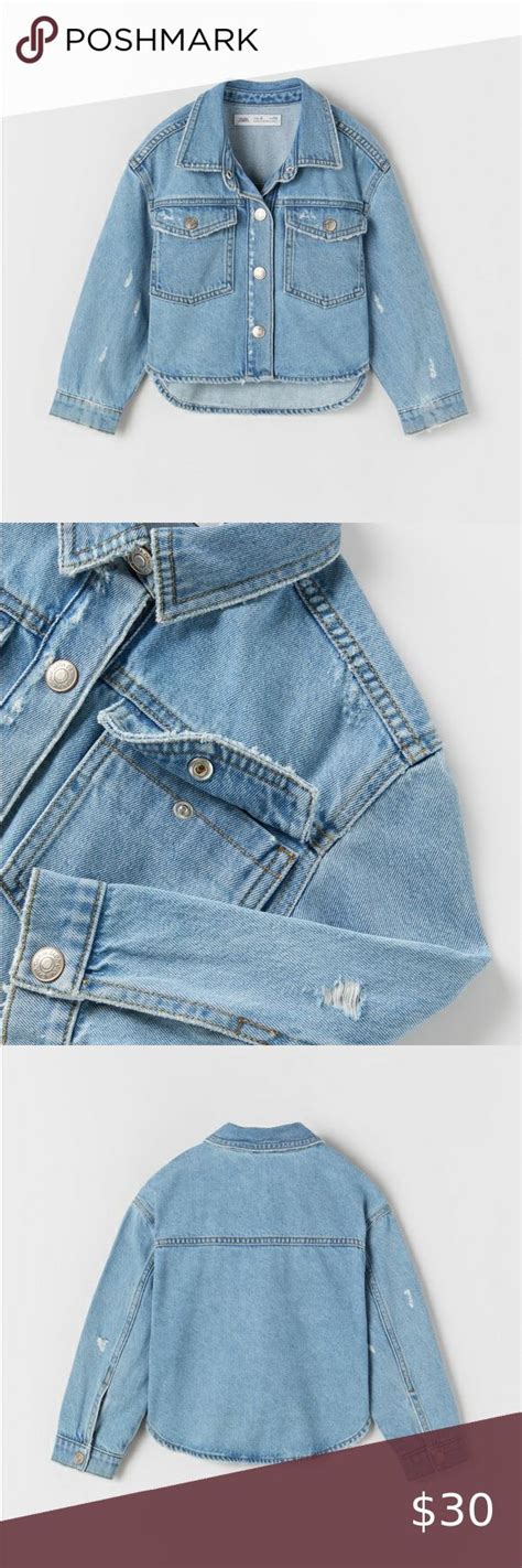 Sale Zara Cropped Denim Jacket Sale Denim Jacket Sale Cropped Denim