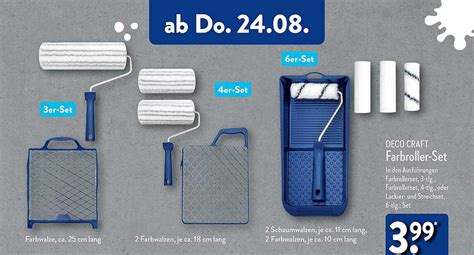 Deco Craft Farbroller Set Angebot Bei Aldi Nord Prospekte De