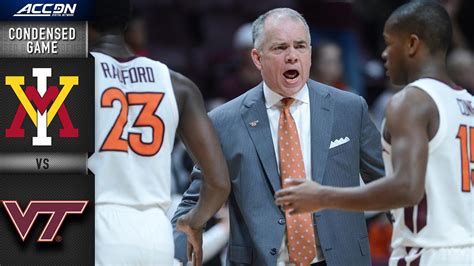 Virginia Tech Vs Vmi Condensed Game Acc Men S Basketball