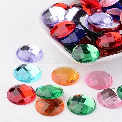 Wholesale Imitation Taiwan Acrylic Rhinestone Flat Back Cabochons