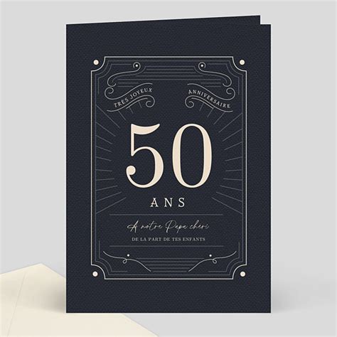 Anniversaire Adulte Âge Vintage Popcarte