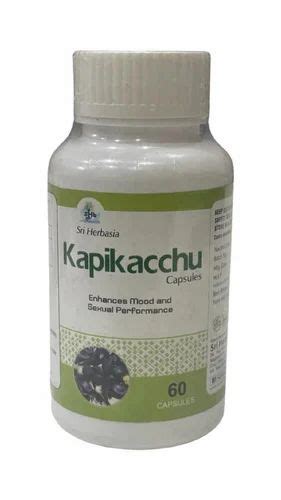 Sri Herbasia Biotech Natural Kapikachu Capsule For Enhanced Mood And