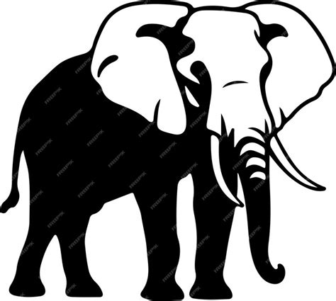 Premium Vector | Africanelephant silhouette