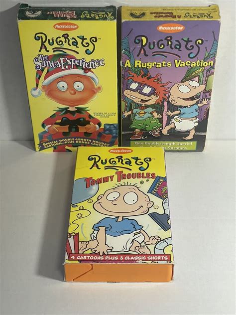 Vintage Rugrats VHS Tape Lot Of 3 Vacation / | Grelly USA