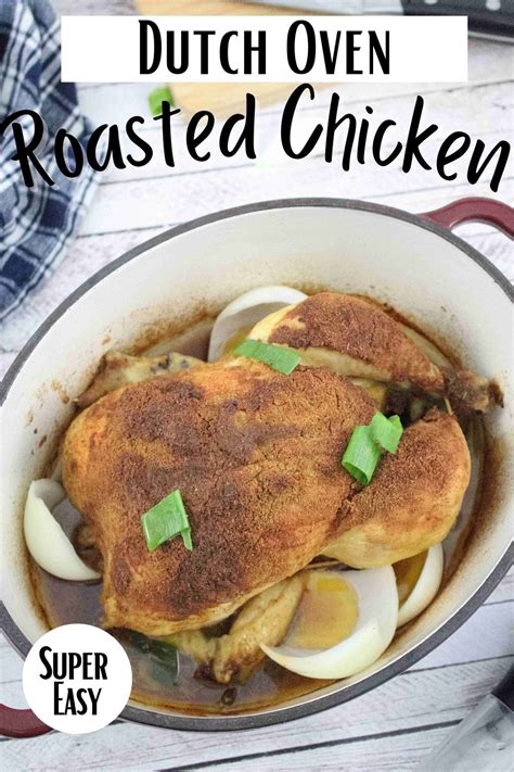 how long to cook whole chicken in dutch oven