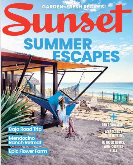 小众杂志Sunset Summer Living 2024PDF版 英语外刊社