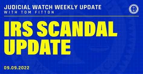 IRS Scandal Update | Judicial Watch