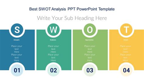 Best Swot Analysis Ppt Powerpoint Template Pptuniverse