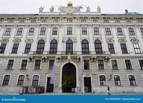 Sisi Museum As Part of Hofburg Complex in Vienna, Austria Stock Photo ...