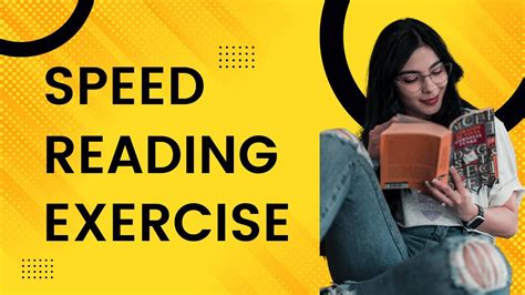 Speed Reading Exercise Youtube