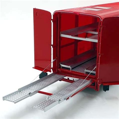 Om Fiat Rolfo Scuderia Ferrari Car Transporter Red