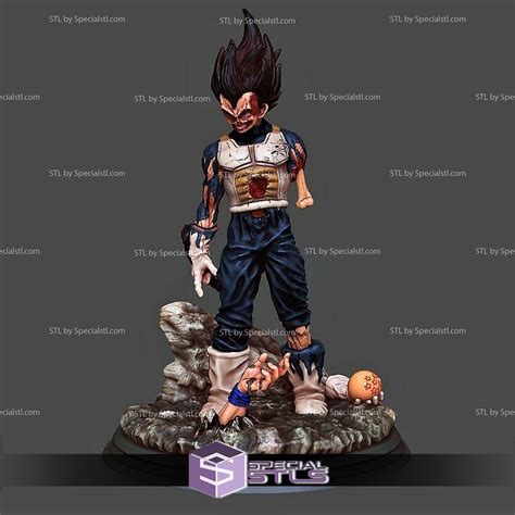 Vegeta Zombie Dragonball Printable Models | SpecialSTL