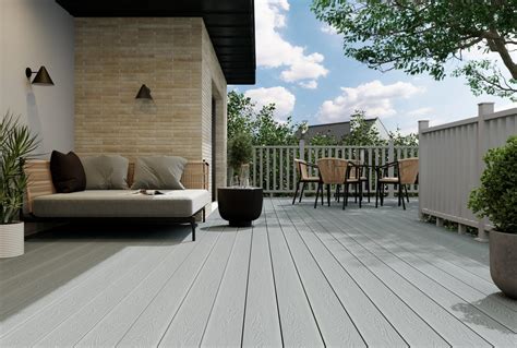 Silver Grey Composite Decking Allur