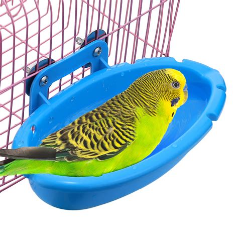 Buy Mygeromon Bird Bath For Cage Budgie Hanging Small Tub For Parrot