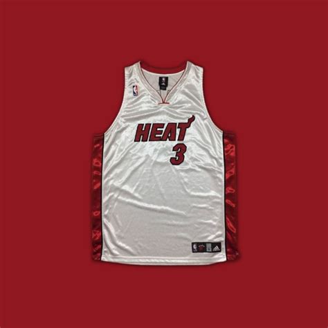 Dwayne Wade Miami Heat Home Authentic Jersey Adidas St Gen Men S