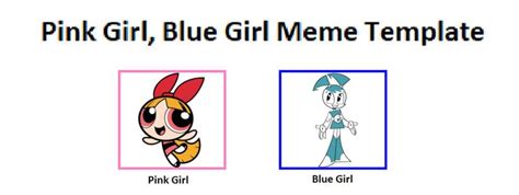 Blossom Pink Girl And Jenny Wakeman Blue Girl By Supremevincent2022