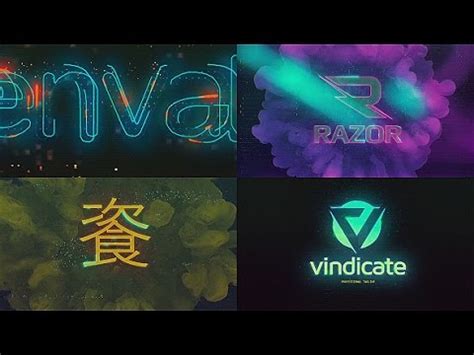 Cyberpunk Glitch Logo Reveal After Effects Template YouTube